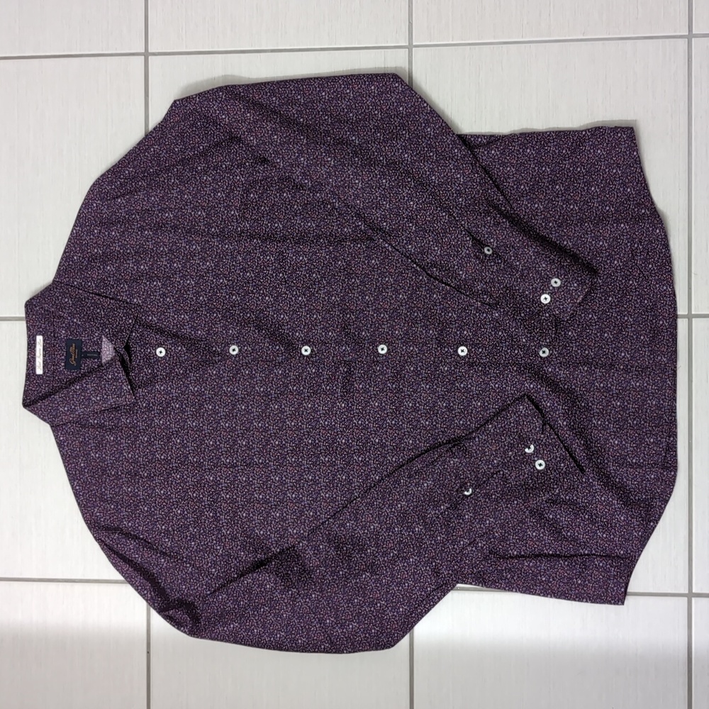 Good Man Brand Floral Button Down Shirt - Picture 2 of 5